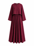 Burgundy Timeless Dress