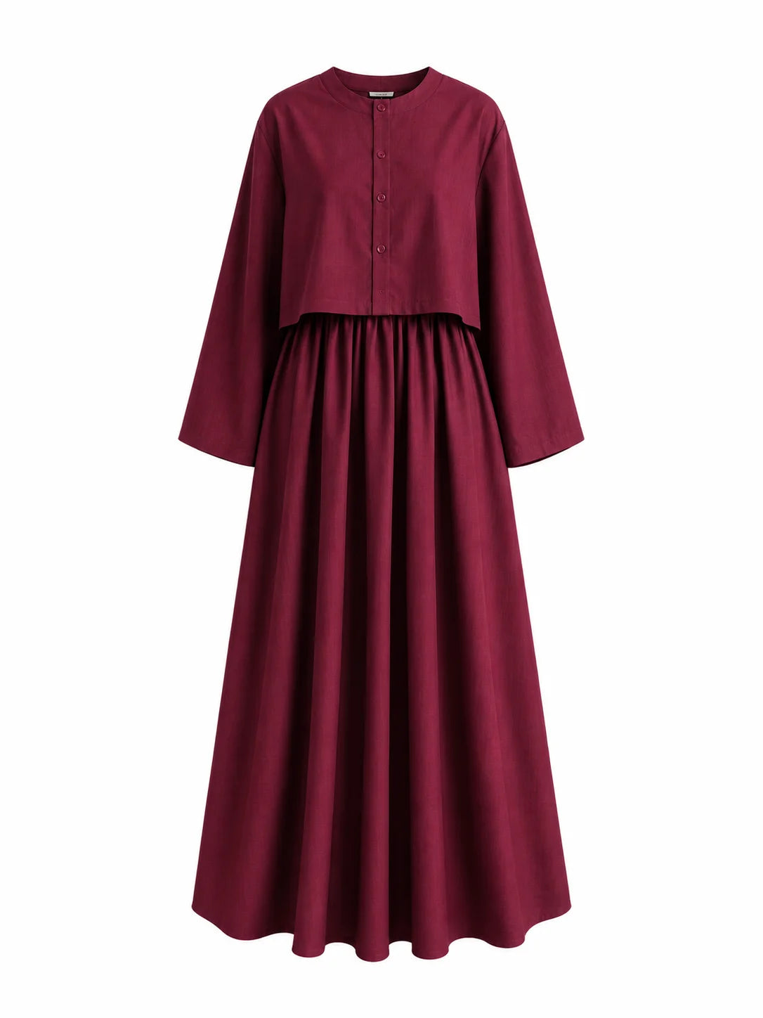 Burgundy Timeless Dress