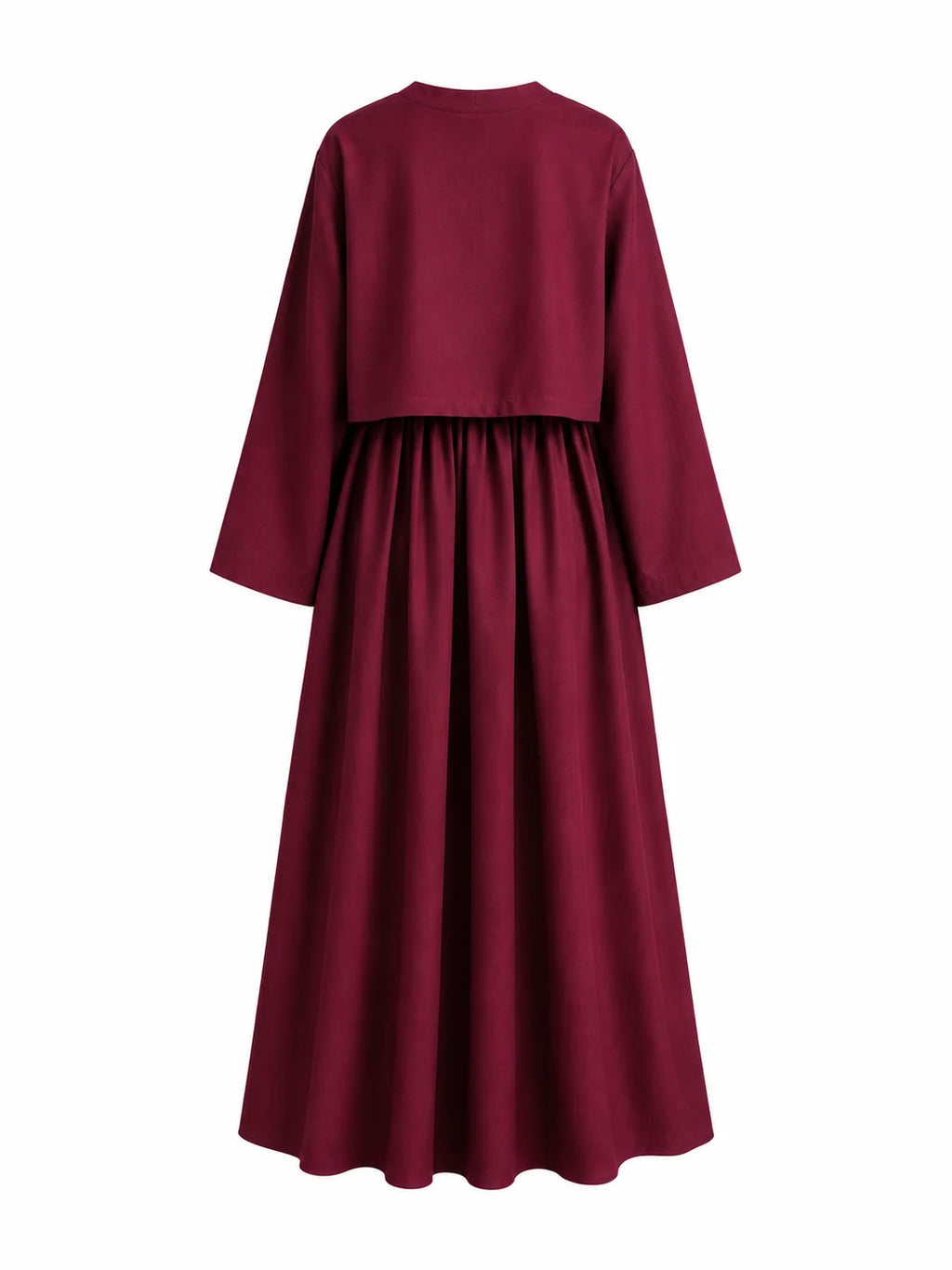 Burgundy Timeless Dress