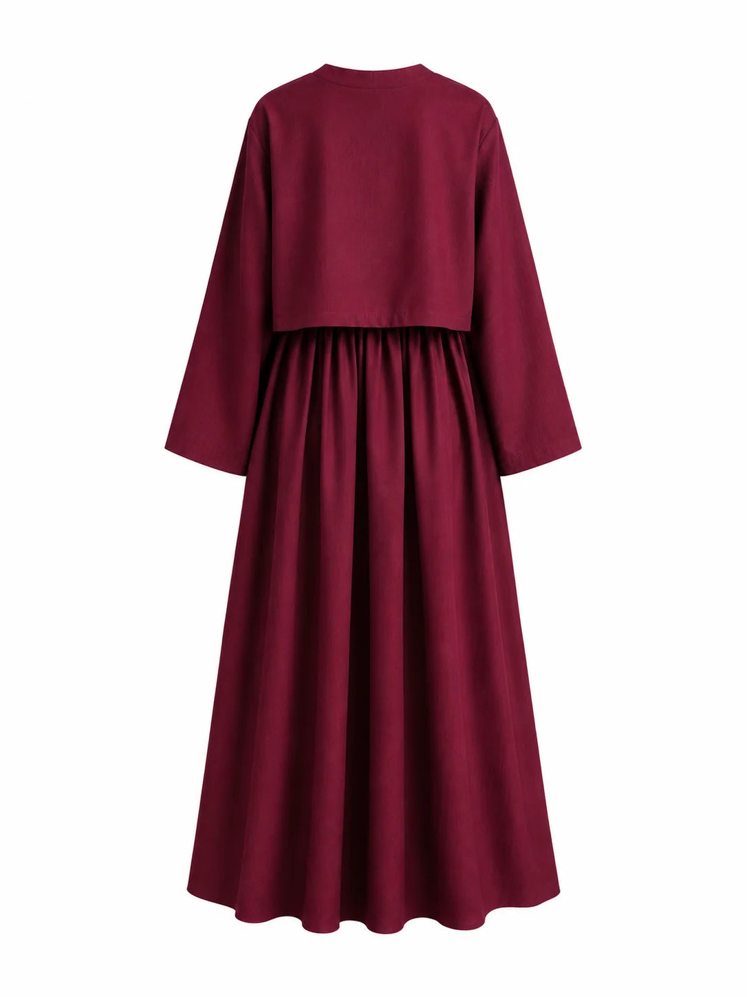 Burgundy Timeless Dress