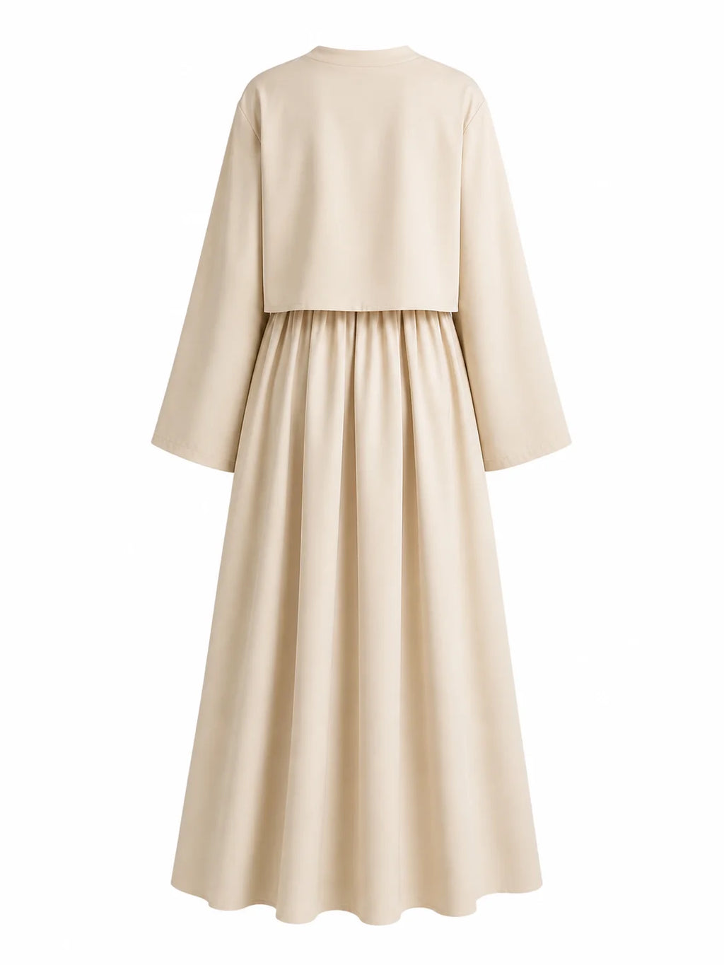 Soft Beige Timeless Dress