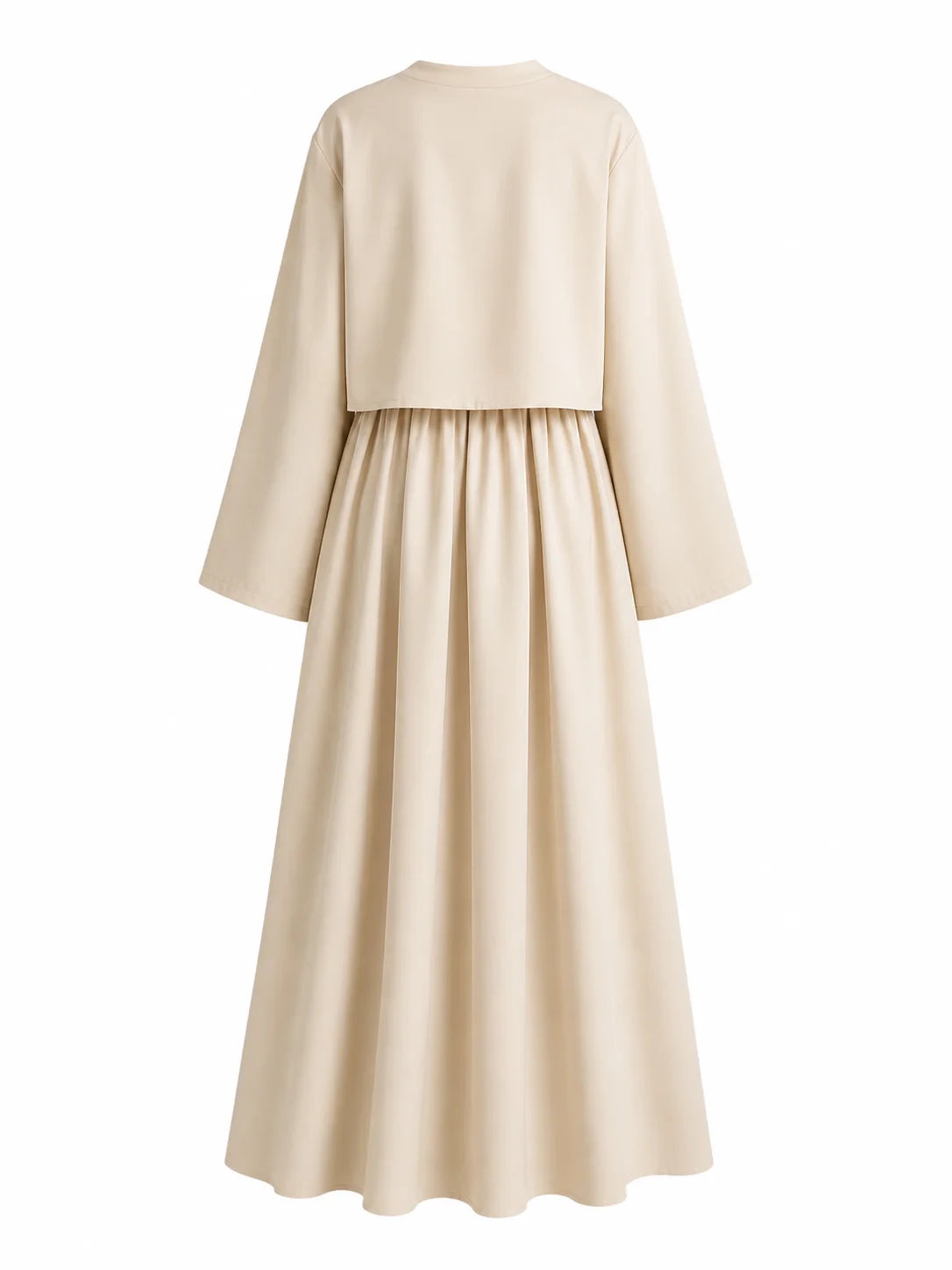Soft Beige Timeless Dress
